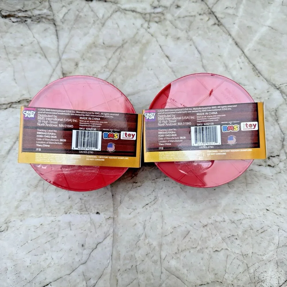 LOT of 2 RMS Mystery Dumpling TREASURE EDITION NEW RARE HTF Viral Squishy Sealed